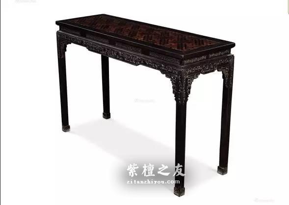 红木家具平头案欣赏 简约的造型却蕴含着岁月的沉淀-2