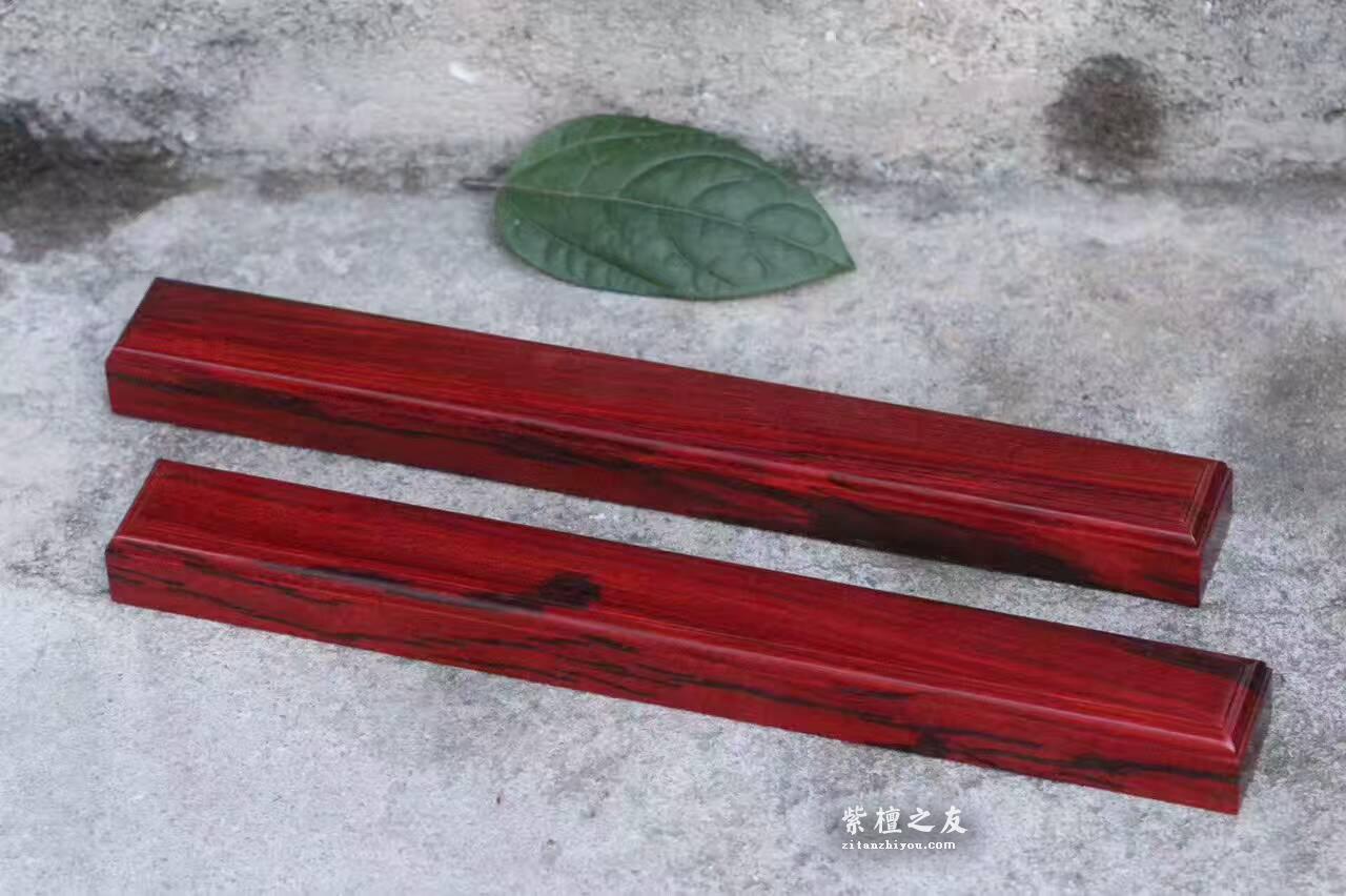 小叶紫檀方形镇尺 精选紫檀二瓢料细腻鱼鳞油性一流-2