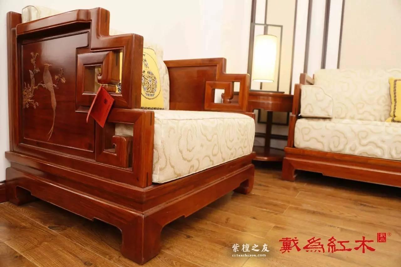 浅析一款红木梳化中隐含的传统文化与现代生活的结晶-4