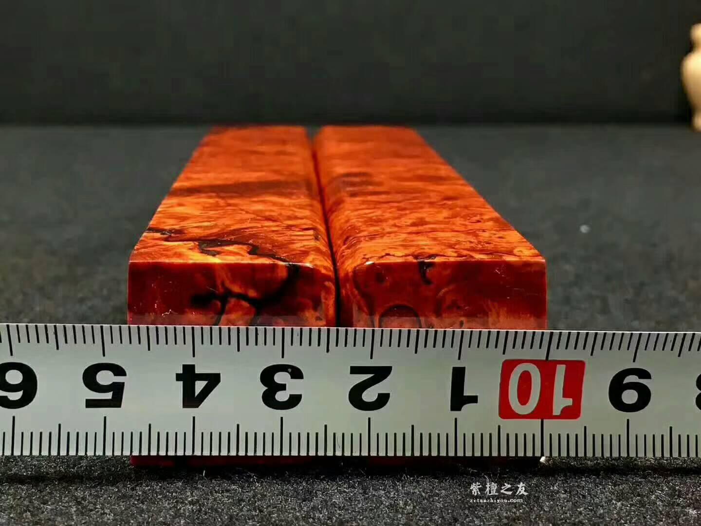 顶级印度小叶紫檀满瘤疤“镇尺”  360度爆满瘤疤 完美品相稀有珍品-6