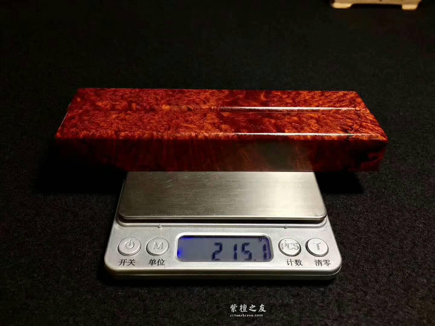 顶级印度小叶紫檀满瘤疤“镇尺”  360度爆满瘤疤 完美品相稀有珍品-9