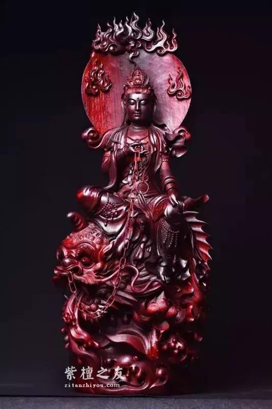 一人一刀，书写紫檀雕刻之美！-11