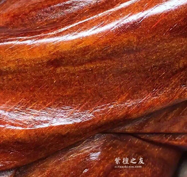 印度小叶紫檀精品福禄寿摆件 鸡血红鱼鳞底材质高油密-8