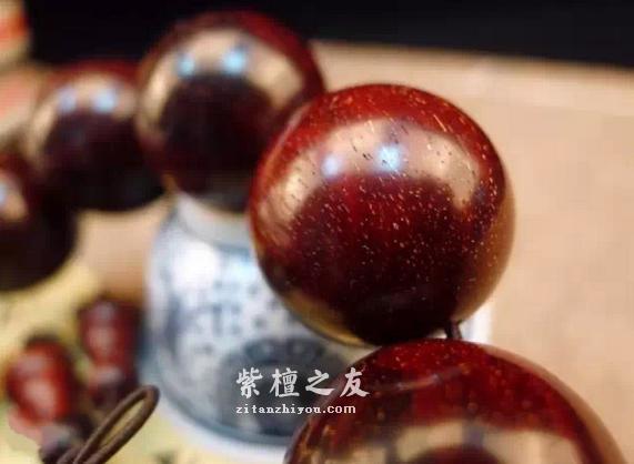 小叶紫檀手串盘出包浆的心酸历程-5