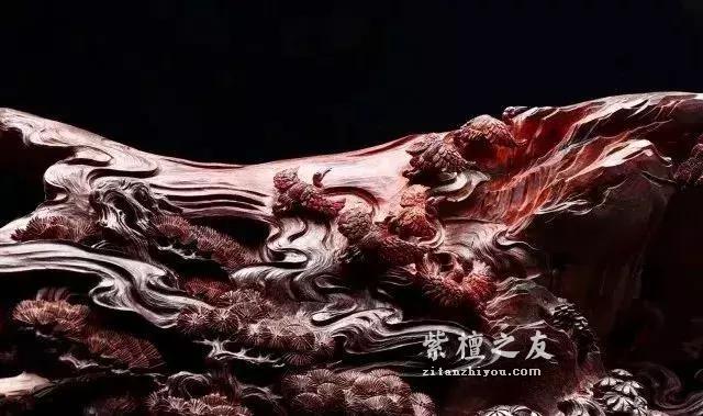 小叶紫檀雕刻件  清刀大师 ，那是一场美丽的邂逅~-11