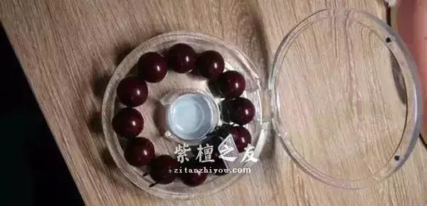 小叶紫檀手串的冬季养护与预防开裂总结-4