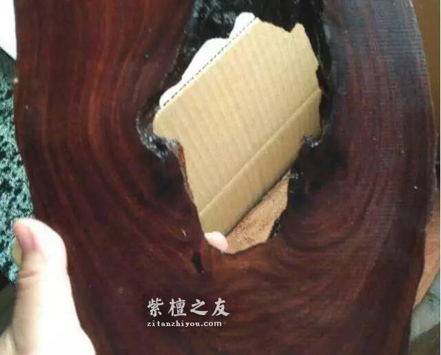 紫檀开出空心怎么办？看大师如何变废为宝！-1
